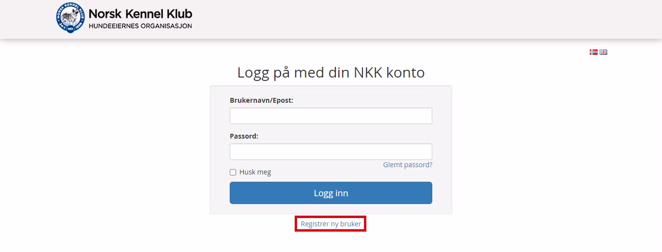 NKK Innlogging